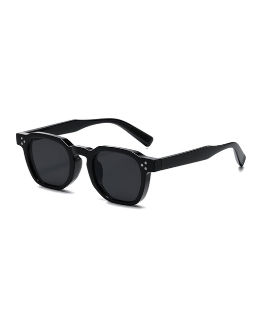 Retro Sunglasses for Women and Men – Square Thick-Framed Shades Trendy Vintage Sunglasses