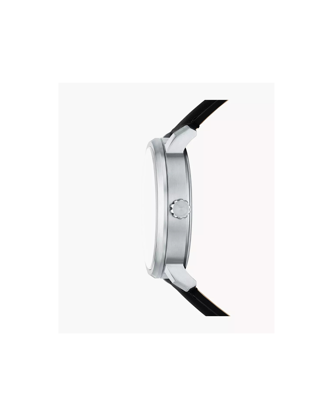 Rhett 43 mm Multifunction Black Leather Watch