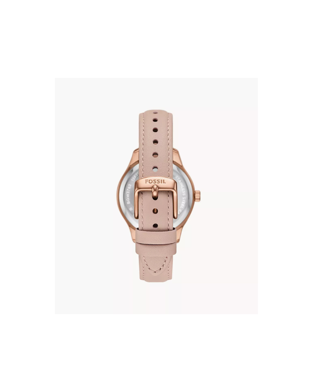Rye 36 mm Multifunction Pink Leather Watch (Ladies)