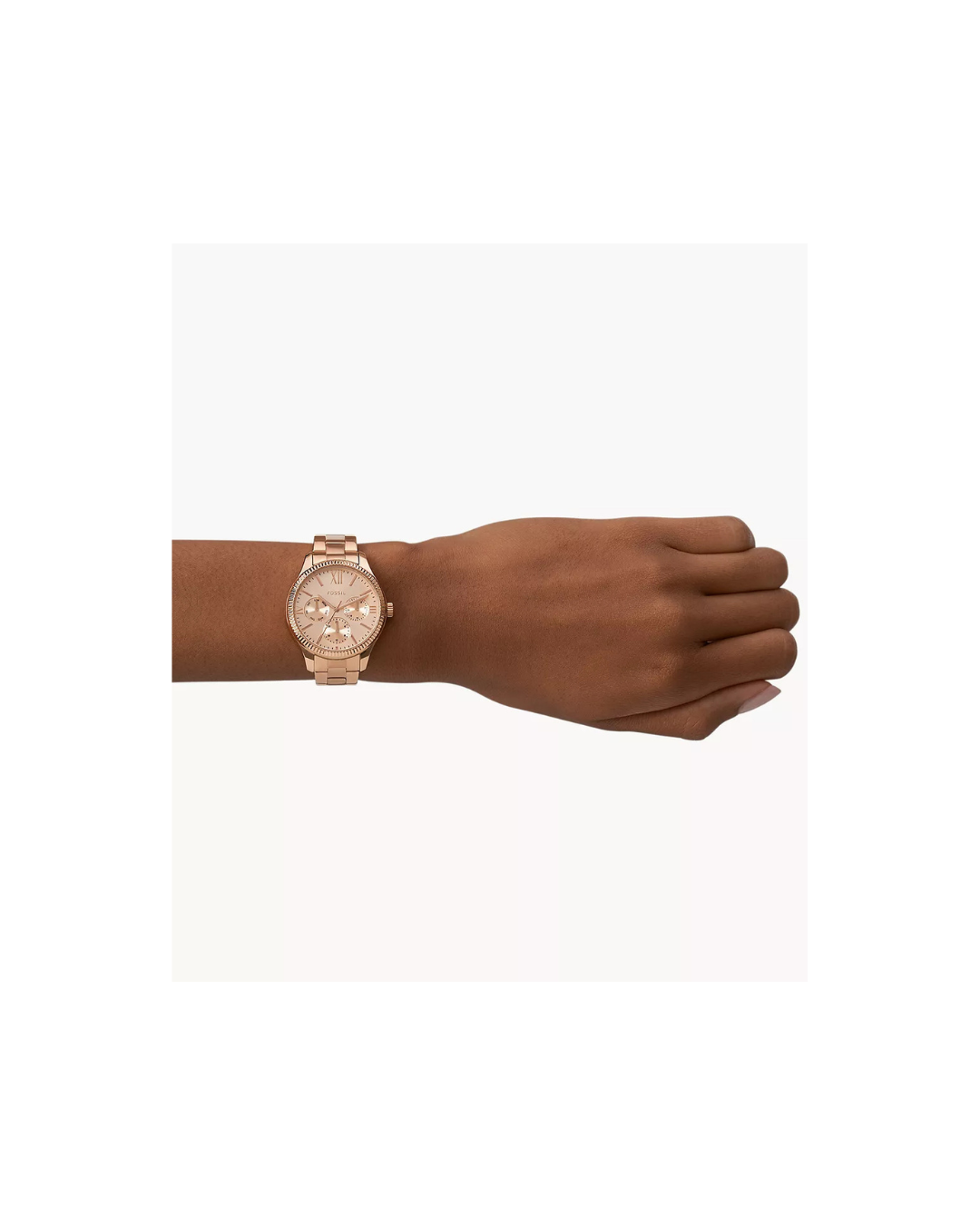 Rye 36 mm Multifunction Rose Gold-Tone Stainless Steel Watch (Ladies)