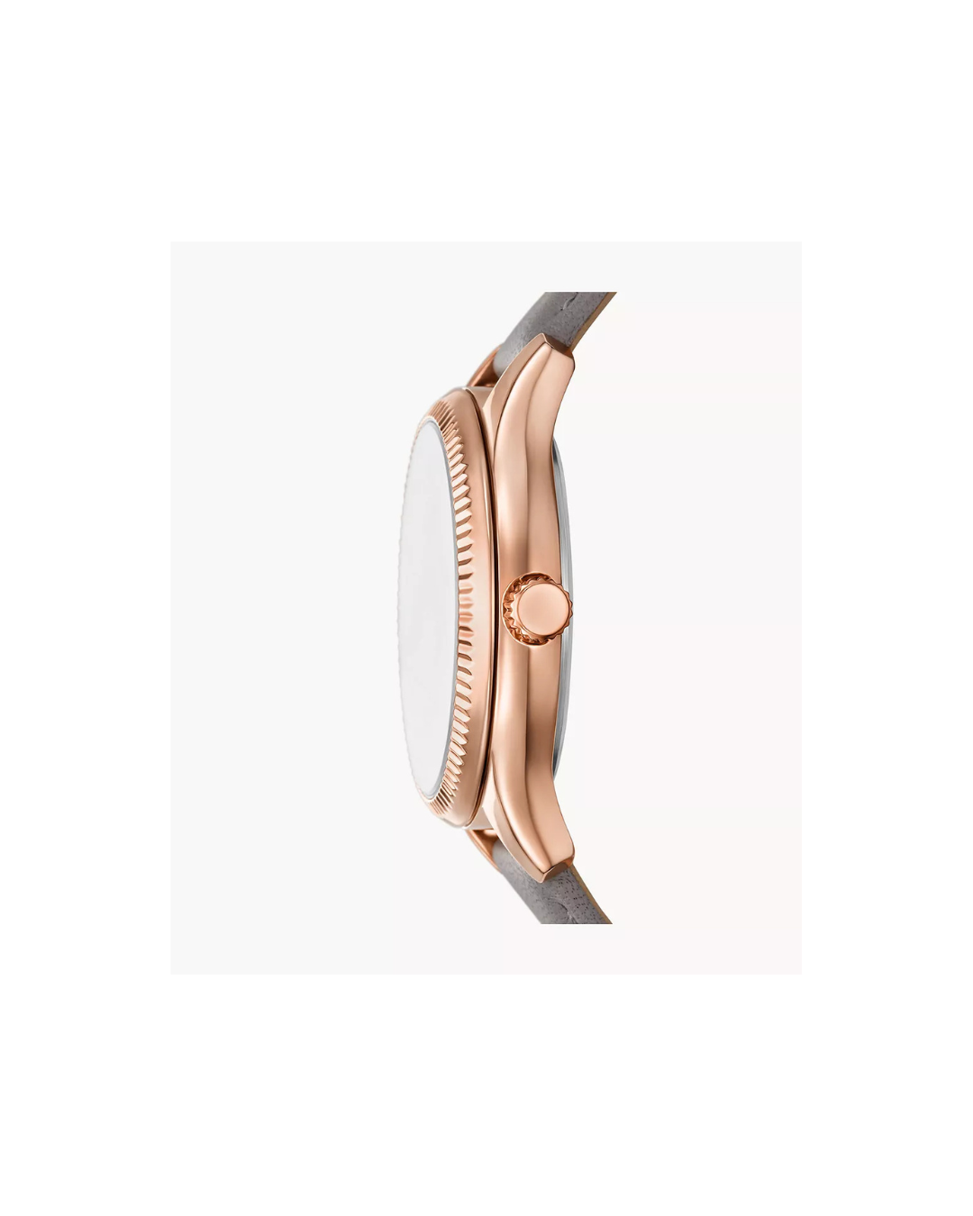 Rye 36 mm Multifunction grey Leather Watch (Ladies)