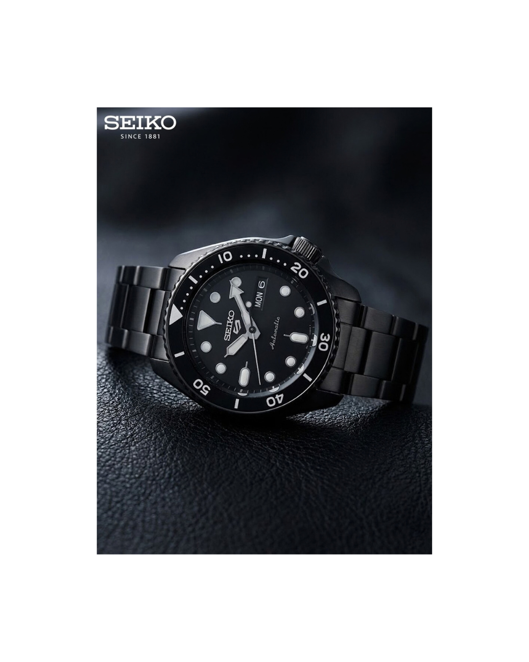 SEIKO 5 SPORTS Watch - Black 43mm