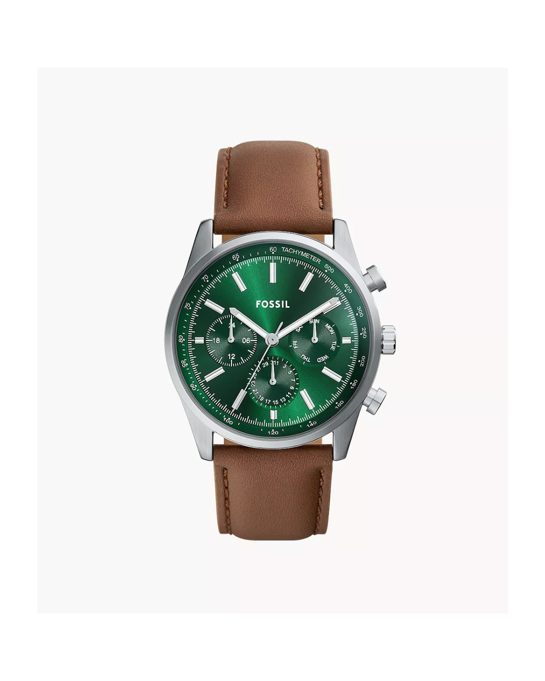 Sullivan 44 mm Multifunction Brown LiteHide™ Leather Watch