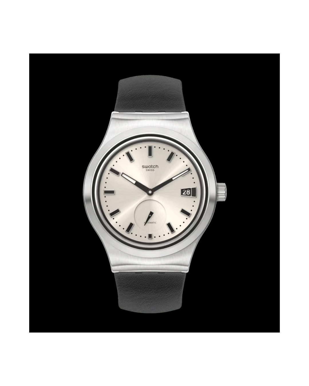 Swatch UNAVOIDABLE Unisex Watch (Model: SY23S408), black 42mm