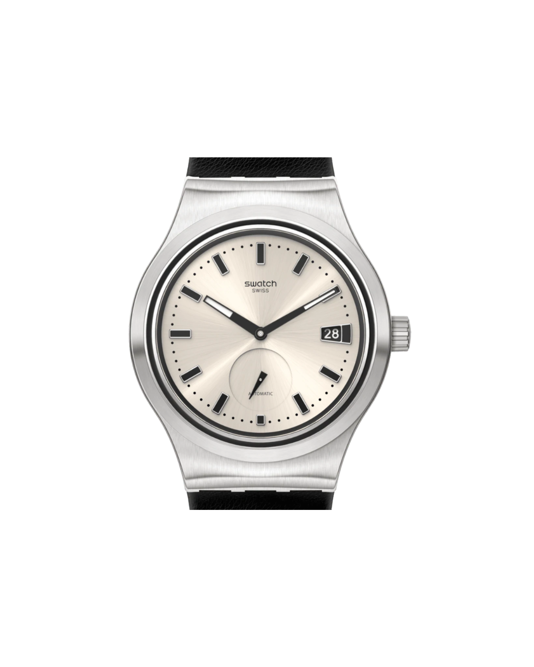 Swatch UNAVOIDABLE Unisex Watch (Model: SY23S408), black 42mm