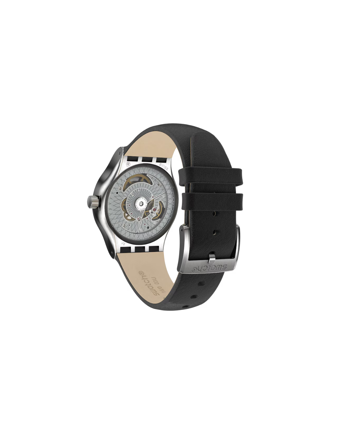 Swatch UNAVOIDABLE Unisex Watch (Model: SY23S408), black 42mm