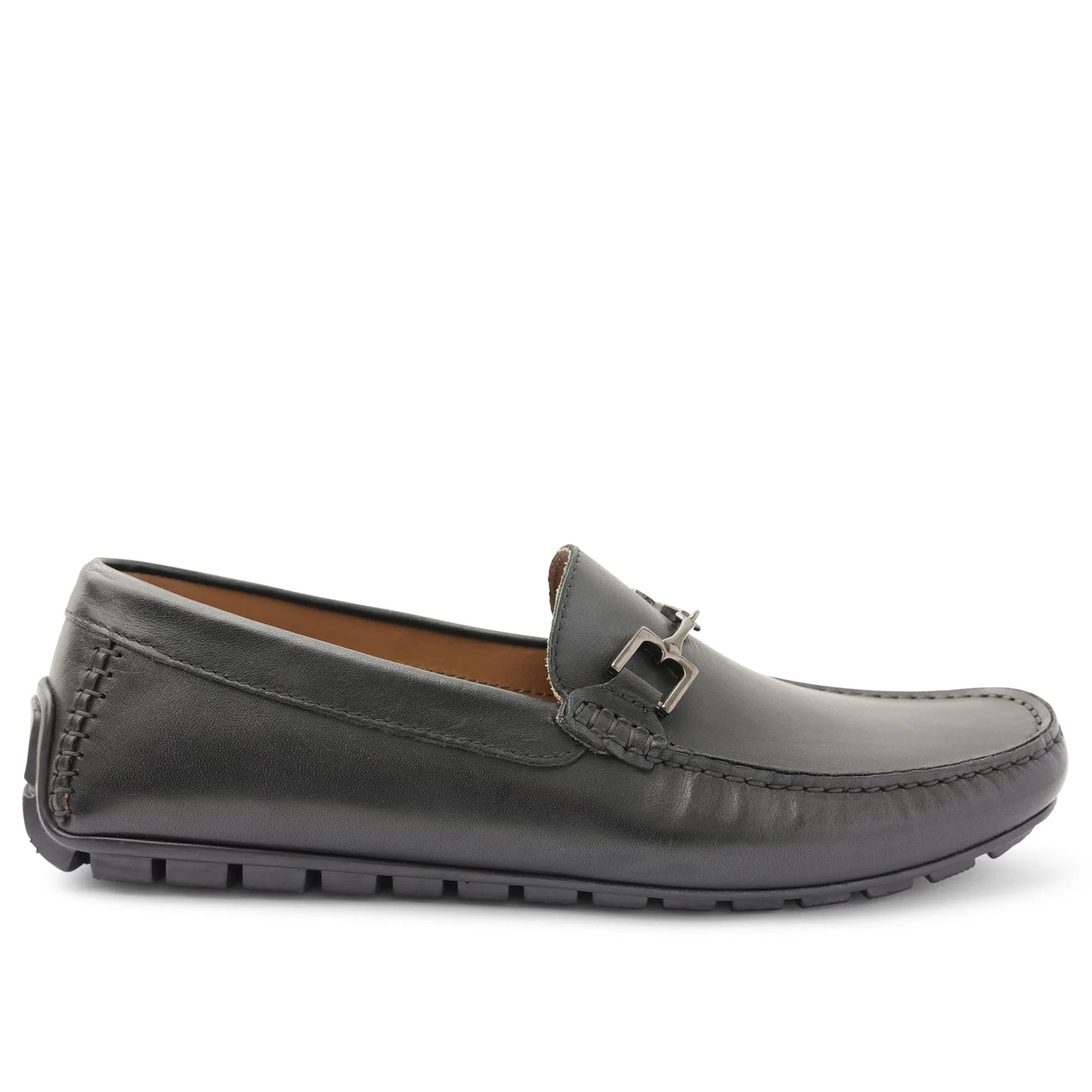 Bruno Magli Xander Leather Driving Moccasin - Black