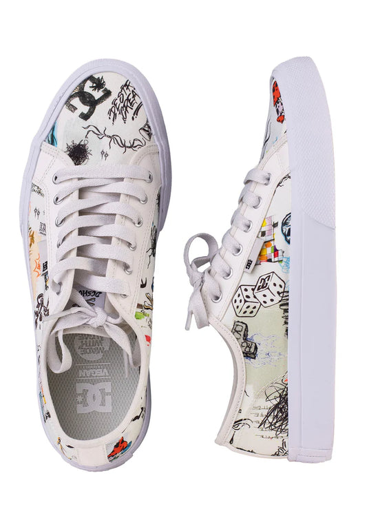 DC - Manual TXSE White/White Print - Shoes