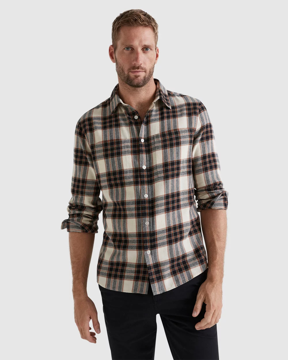 Brushed Check Flannel Shirt