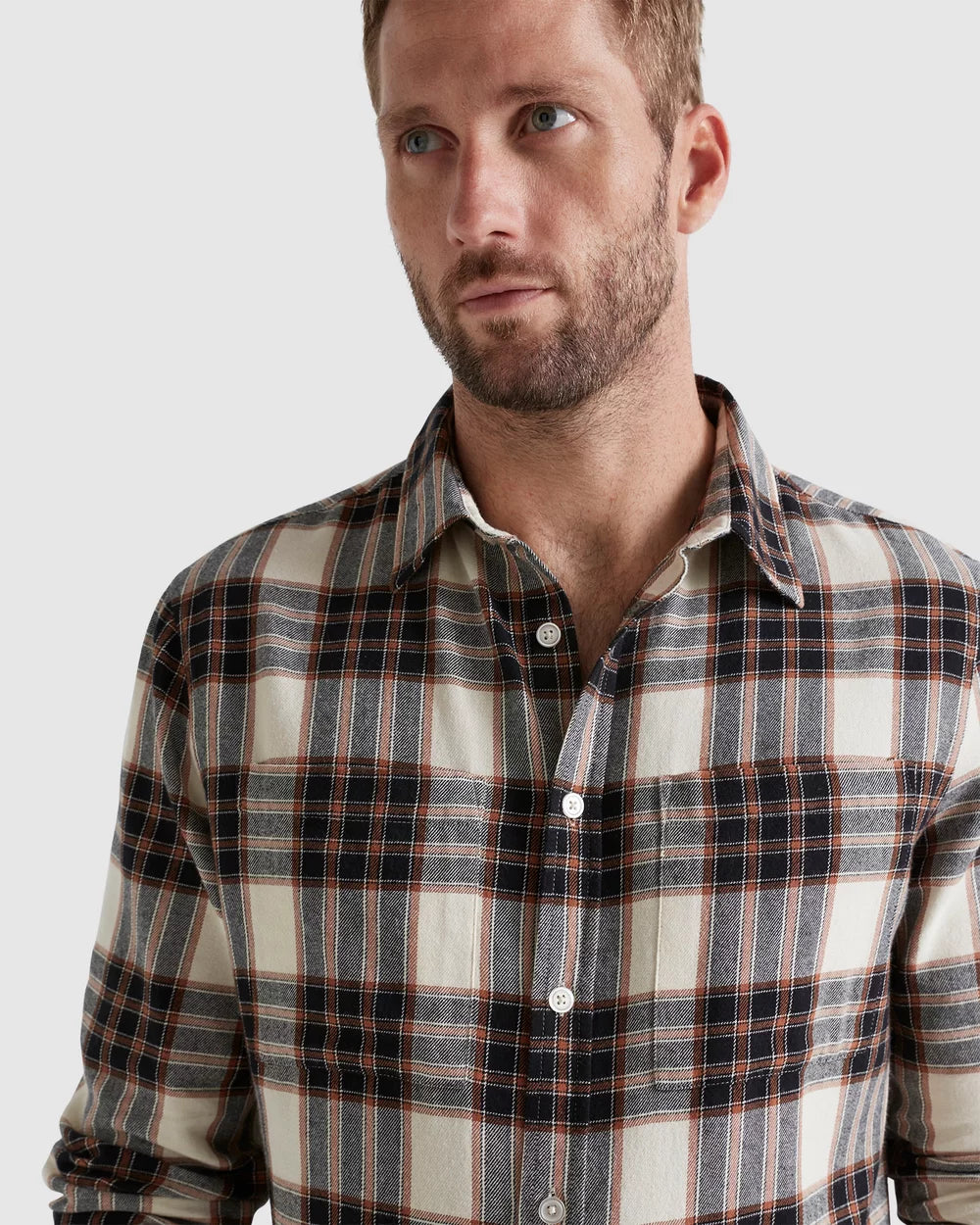 Brushed Check Flannel Shirt