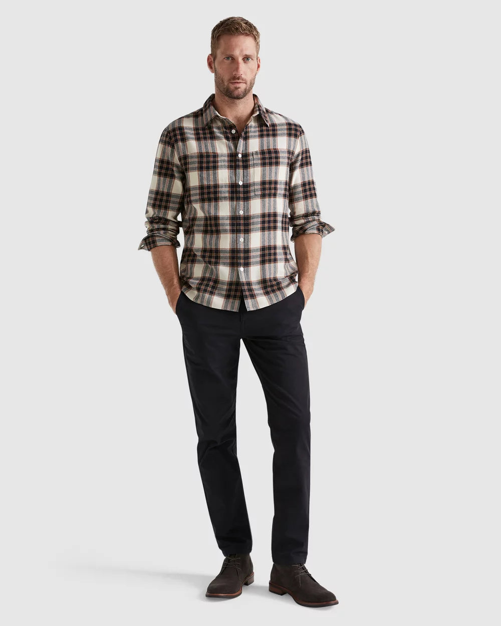 Brushed Check Flannel Shirt