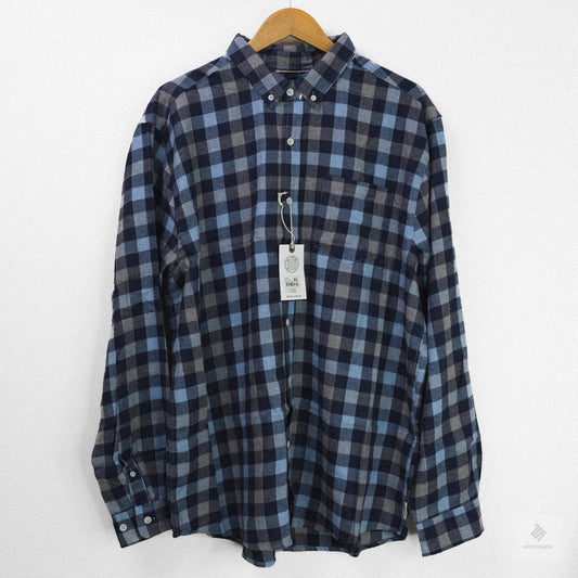 Rivers Long Sleeve Plaid Mens Shirt