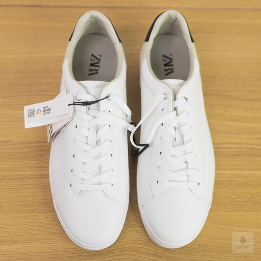 Zara White Low Sneakers