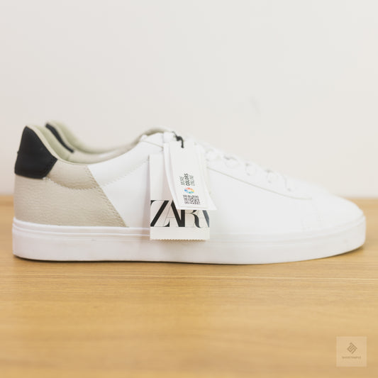 Zara White Low Sneakers