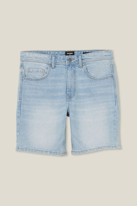 Straight Denim Shorts