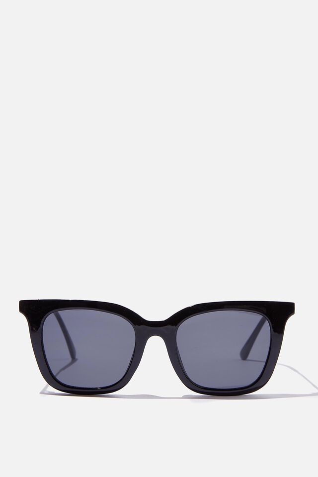 Square Sunglasses Black/SIlver