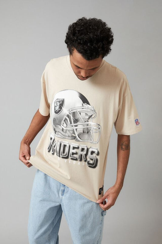 Oversized NFL Raiders Beige