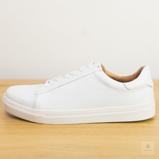 Gazman White Leather Sneakers