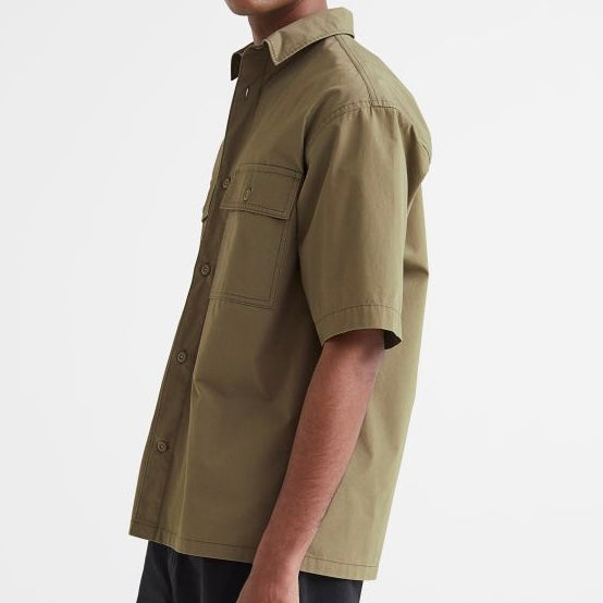 Relaxed Fit Short Sleeved Utility Shirt